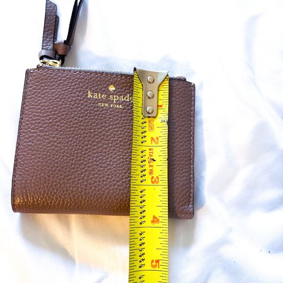 Kate Spade Small Malea Bifold Wallet Tan NWOT NEW - Picture 6 of 7